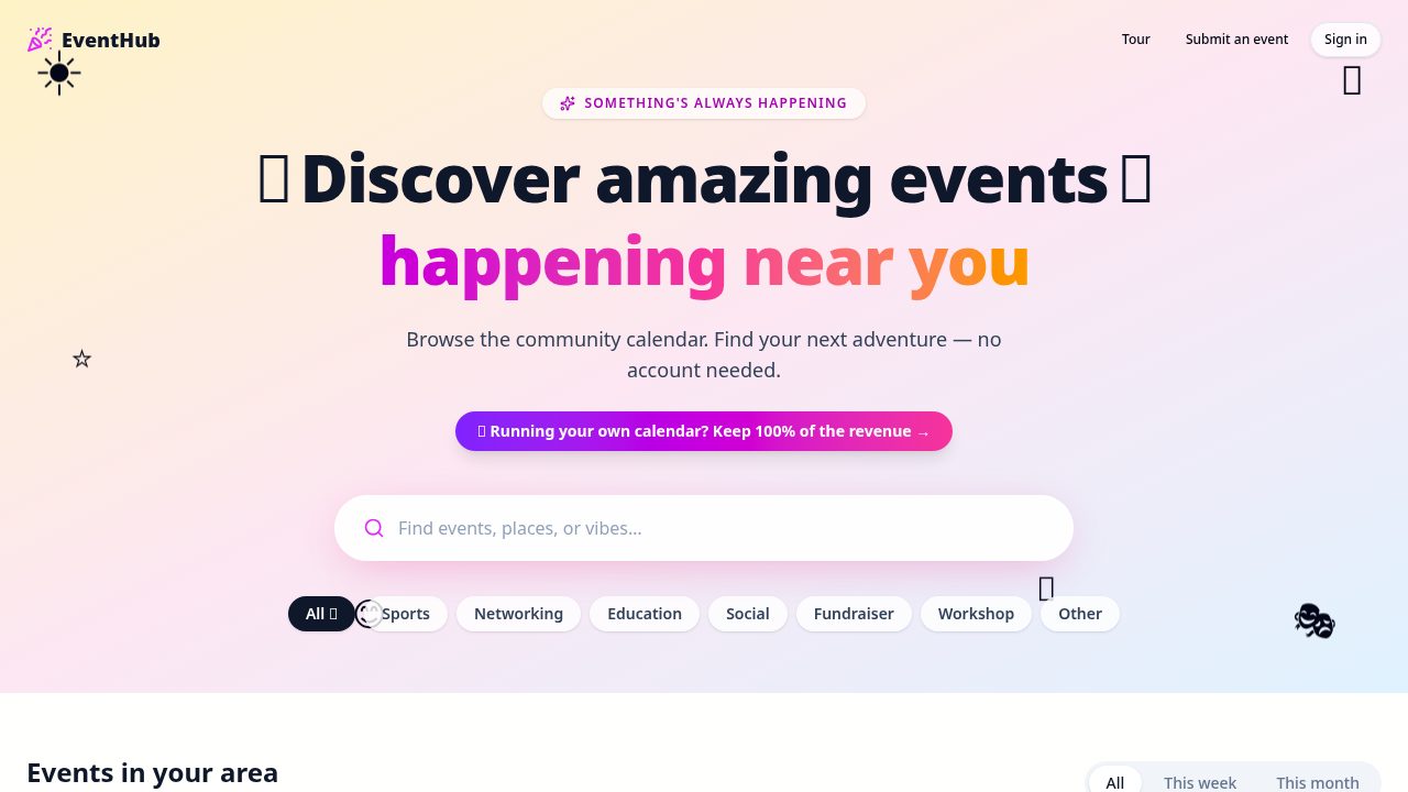 Public calendar hero